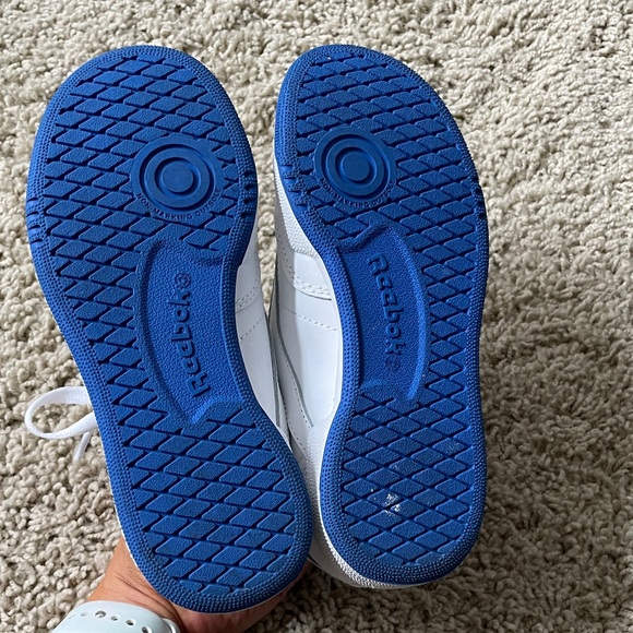 Reebok Kids Retro Sneakers - White and Blue Sz 13 NEW - Picture 5 of 5